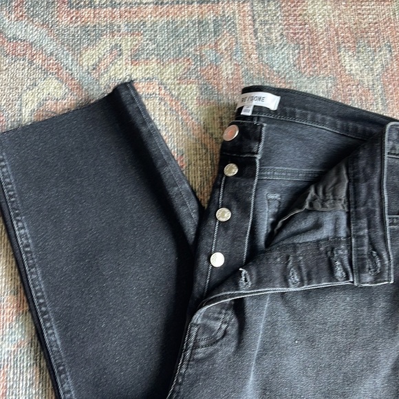 🆕 RE/DONE '70s Ultra High Waist Stovepipe Jeans - Picture 6 of 8